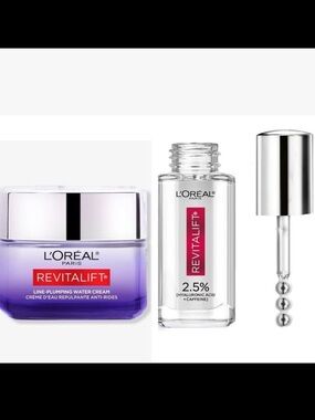 LOREAL REVITALIFT DERM INTENSIVES MICRO
LINE-PLUMPING WATER CREAM & EYE SERUM